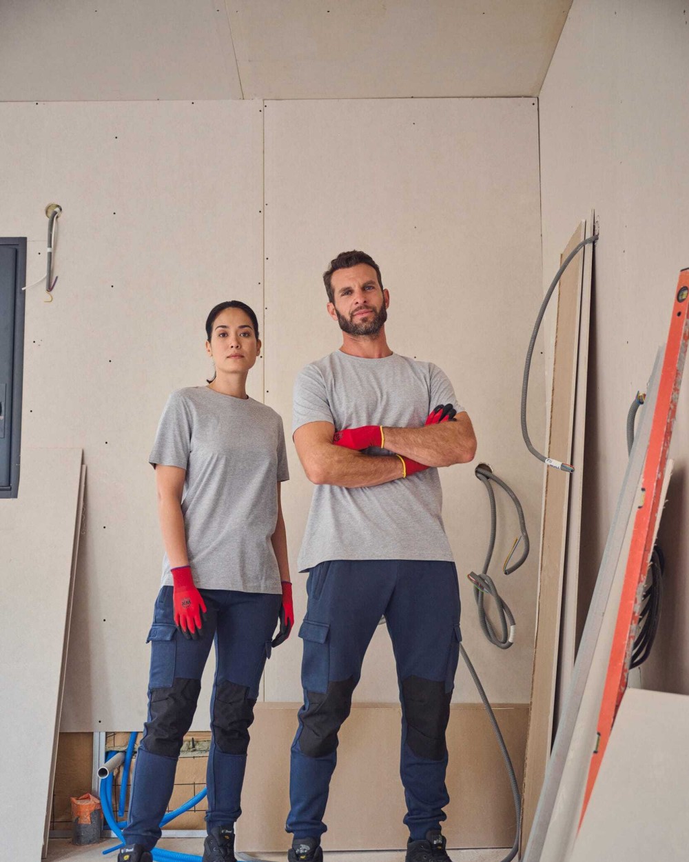 Broeken WK. DESIGNED TO WORK Ecologische heren fleece cargobroek voor bedrukking &amp; borduring