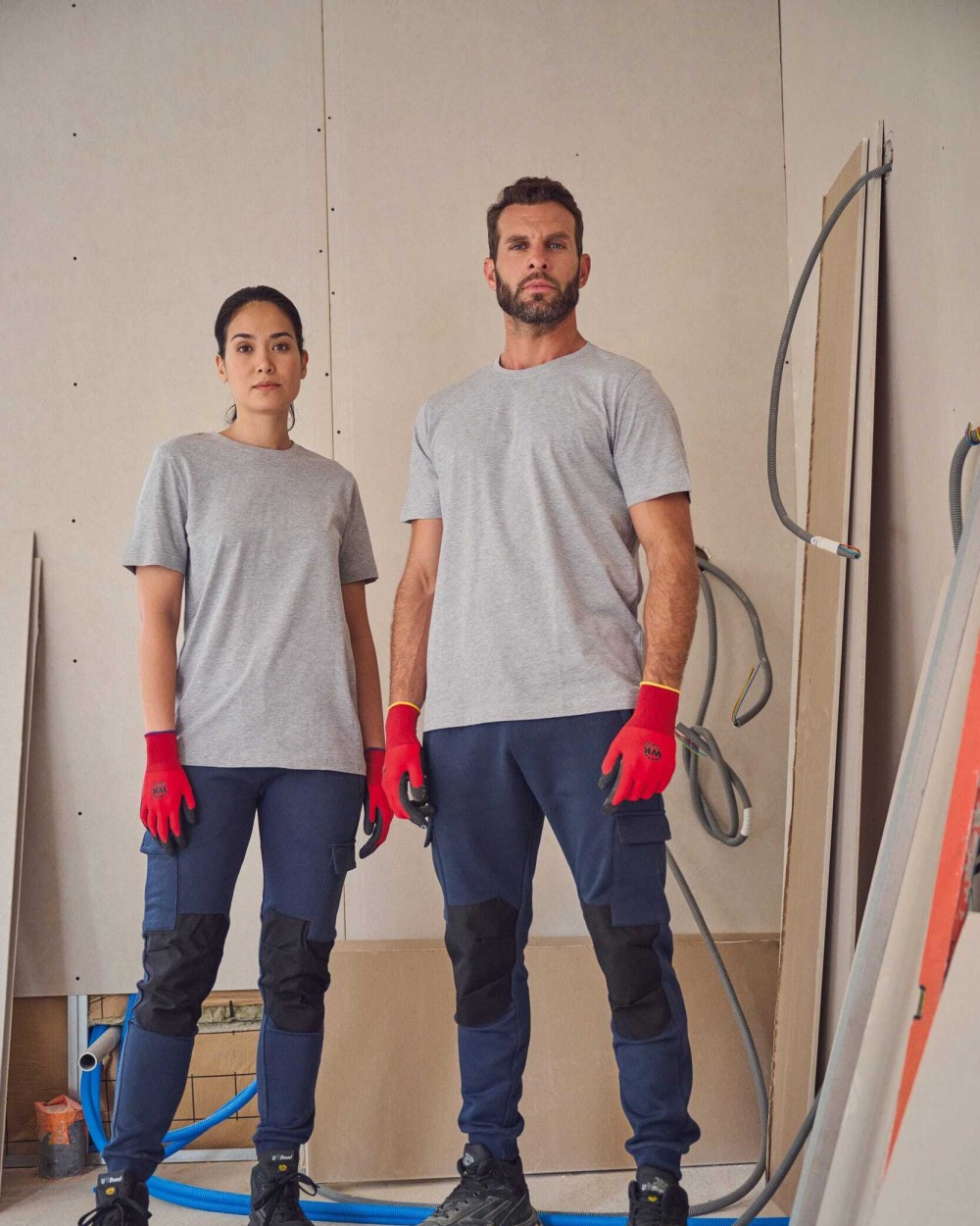 Pantalons personnalisable WK. DESIGNED TO WORK Pantalon molleton cargo écoresponsable homme