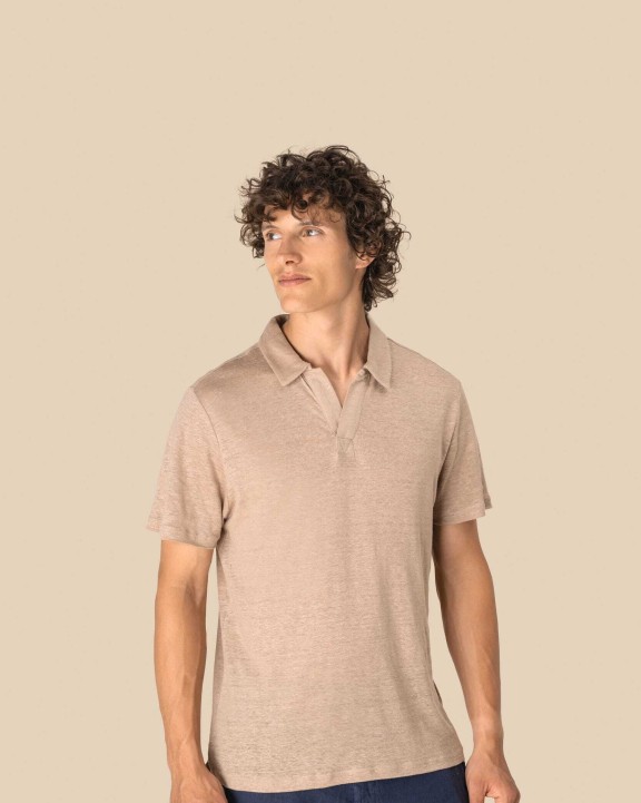 Polos personnalisable SPASSO Polo en lin homme