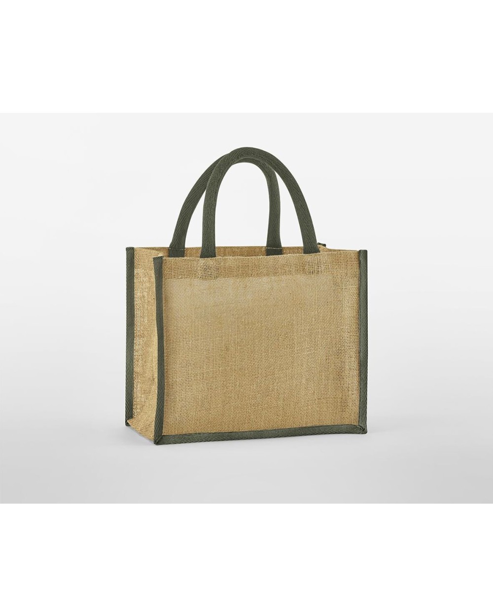 Tote bags WESTFORDMILL NATURAL STARCHED JUTE MIDI TOTE voor bedrukking &amp; borduring