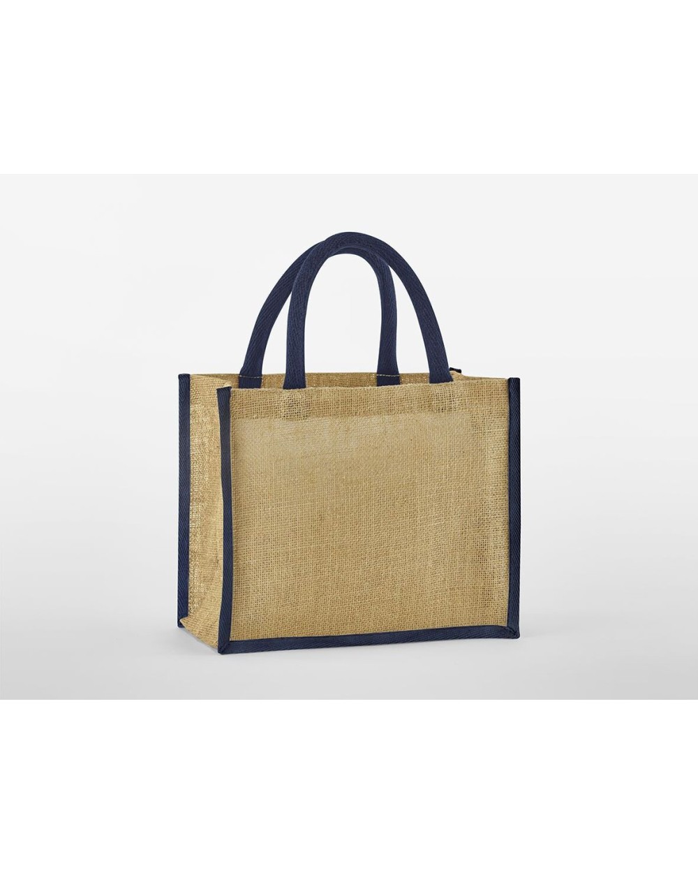 WESTFORDMILL NATURAL STARCHED JUTE MIDI TOTE Tote Bags personalisierbar