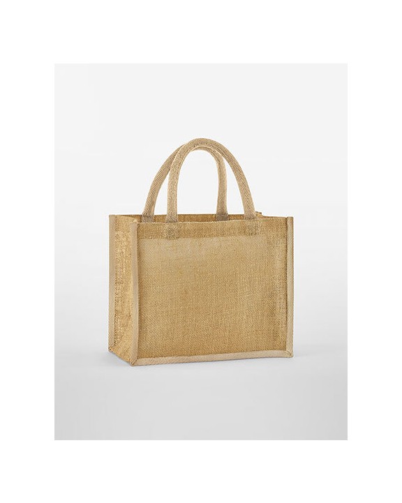 Tote bags personnalisable WESTFORDMILL NATURAL STARCHED JUTE MIDI TOTE