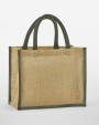 Tote bags personnalisable WESTFORDMILL NATURAL STARCHED JUTE MIDI TOTE