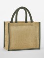 Tote bags à personnaliser WESTFORDMILL NATURAL STARCHED JUTE MIDI TOTE 