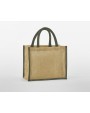 Tote bags personnalisable WESTFORDMILL NATURAL STARCHED JUTE MIDI TOTE