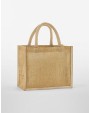 WESTFORDMILL NATURAL STARCHED JUTE MIDI TOTE Tote Bags personalisierbar