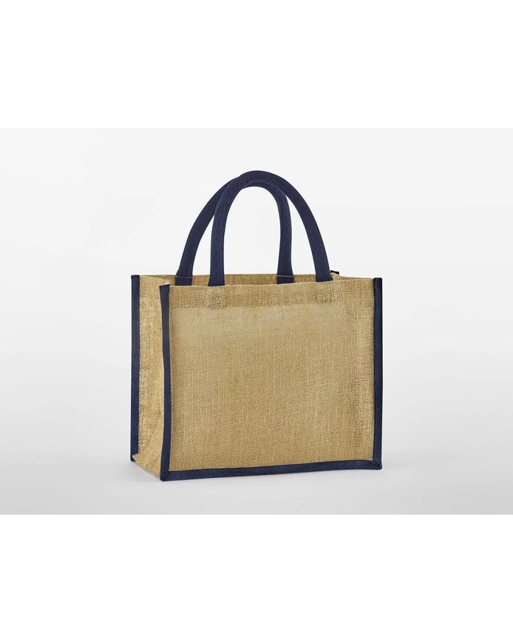 Tote bags WESTFORDMILL NATURAL STARCHED JUTE MIDI TOTE voor bedrukking &amp; borduring