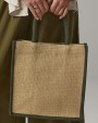 WESTFORDMILL NATURAL STARCHED JUTE MIDI TOTE Tote Bags personalisierbar