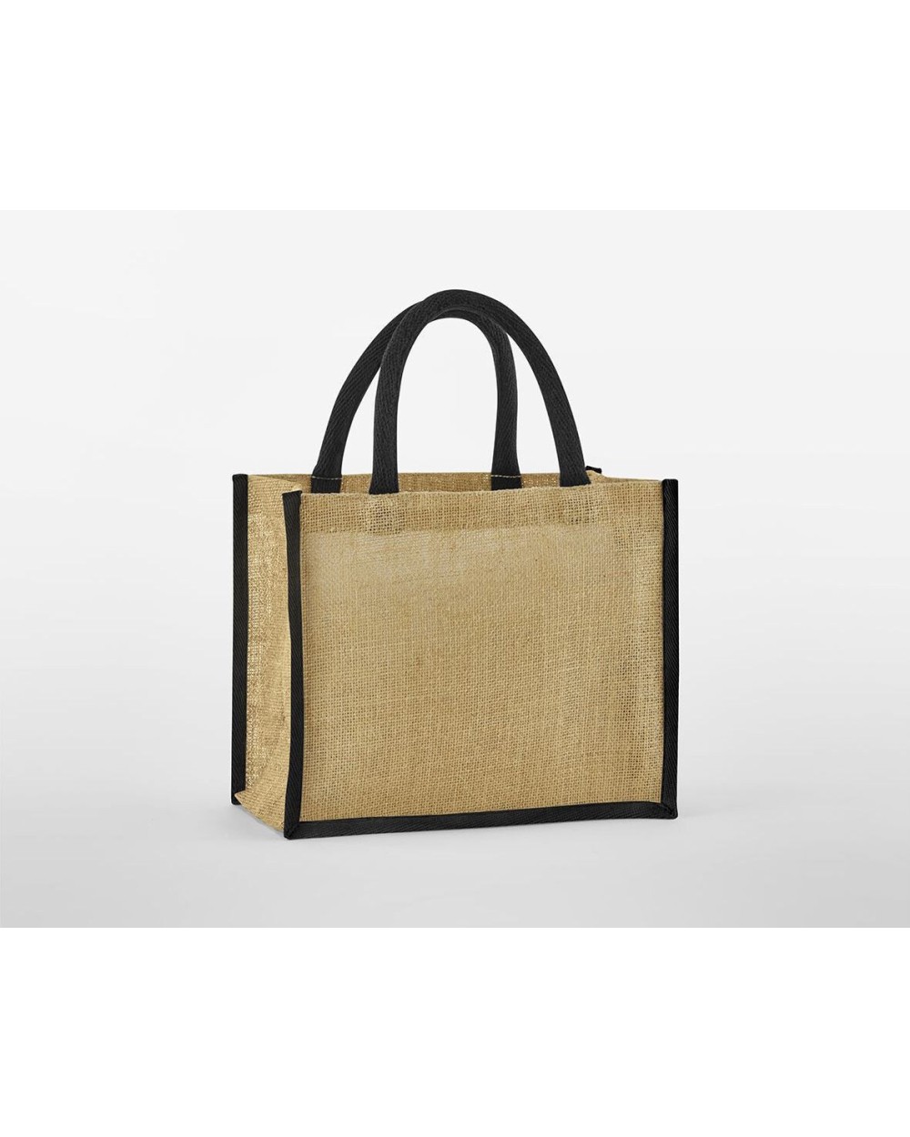 WESTFORDMILL NATURAL STARCHED JUTE MIDI TOTE Tote Bags personalisierbar