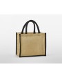 WESTFORDMILL NATURAL STARCHED JUTE MIDI TOTE Tote Bags personalisierbar