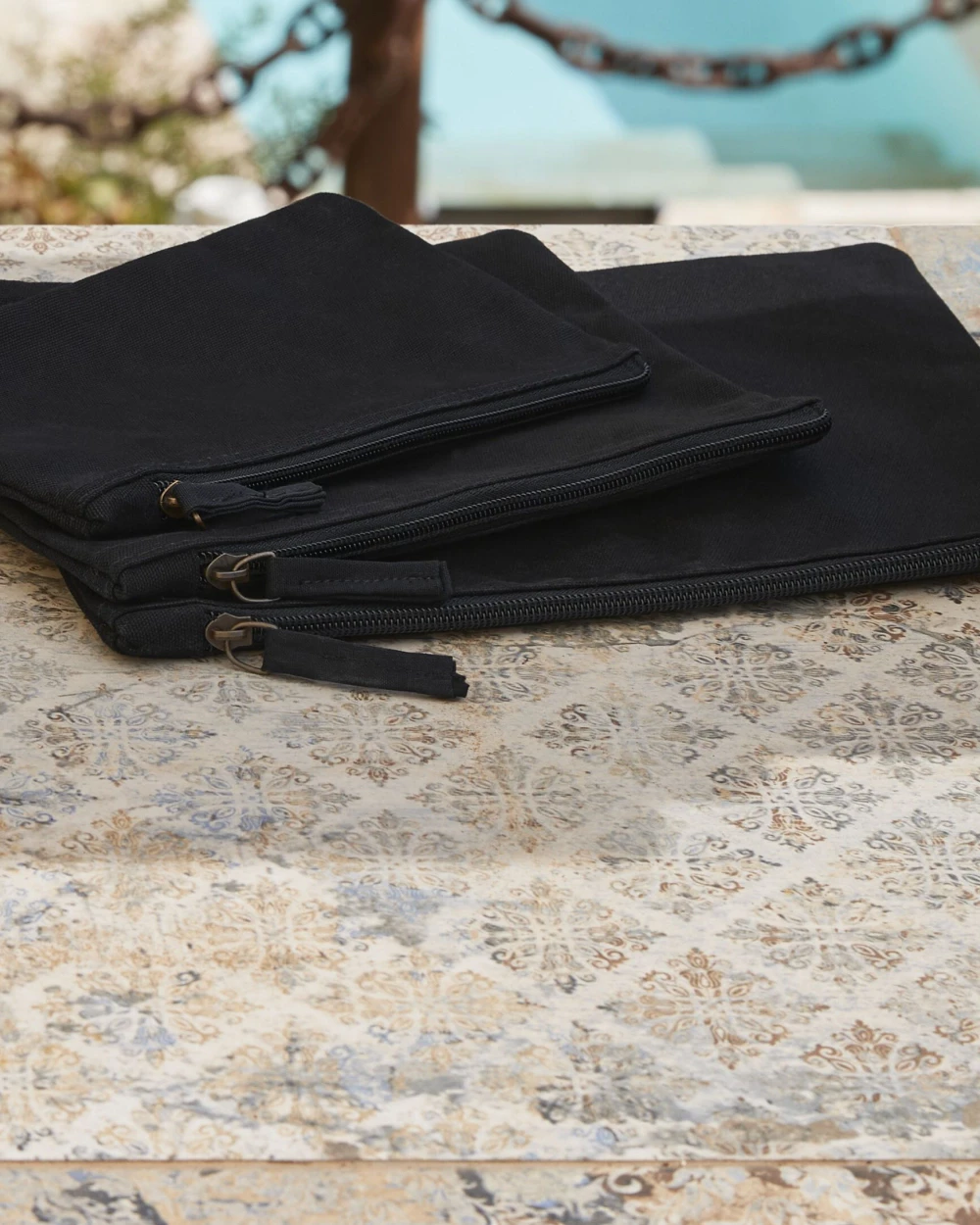 Tassen & Zakken WESTFORDMILL EARTHAWARE® ORGANIC ACCESSORY POUCH voor bedrukking &amp; borduring