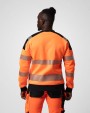 Sweaters & hoodies PROJOB 6108 SIGNALISATIESWEATER RONDE HALS EN ISO 20471 KLASSE 3 voor bedrukking &amp; borduring