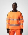 Sweaters & hoodies PROJOB 6108 SIGNALISATIESWEATER RONDE HALS EN ISO 20471 KLASSE 3 voor bedrukking &amp; borduring