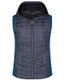 Jassen JAMES & NICHOLSON Ladies' Knitted Hybrid Vest voor bedrukking &amp; borduring