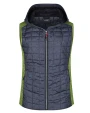 Jassen JAMES & NICHOLSON Ladies' Knitted Hybrid Vest voor bedrukking &amp; borduring