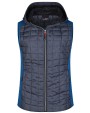JAMES & NICHOLSON Ladies' Knitted Hybrid Vest Jacken personalisierbar