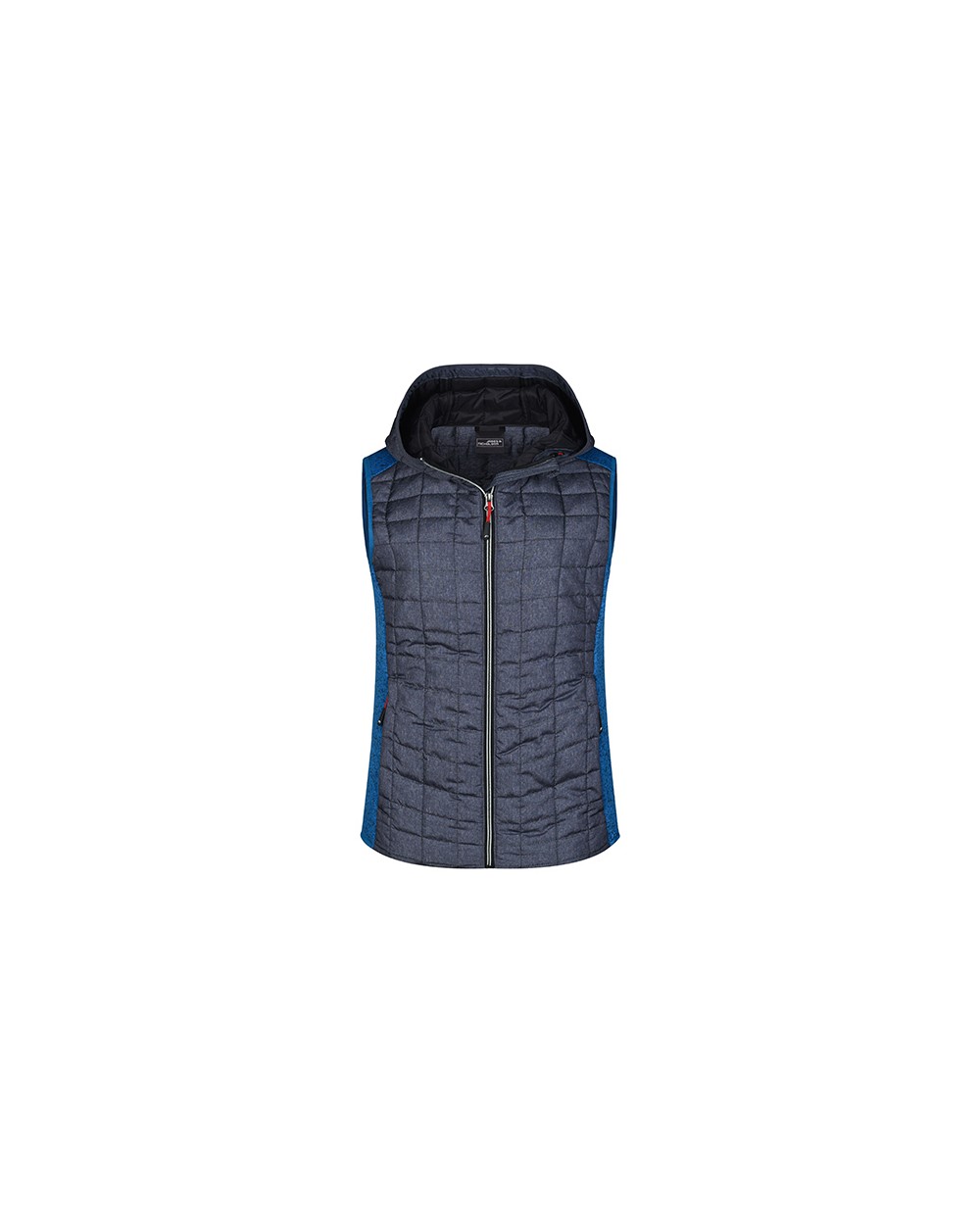 JAMES & NICHOLSON Ladies' Knitted Hybrid Vest Jacken personalisierbar