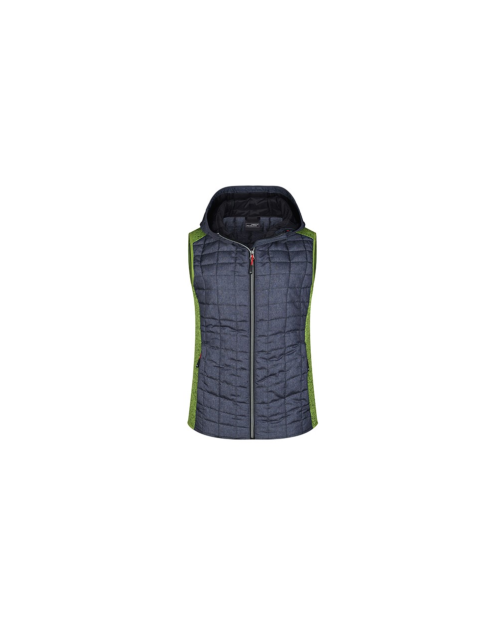 JAMES & NICHOLSON Ladies' Knitted Hybrid Vest Jacken personalisierbar