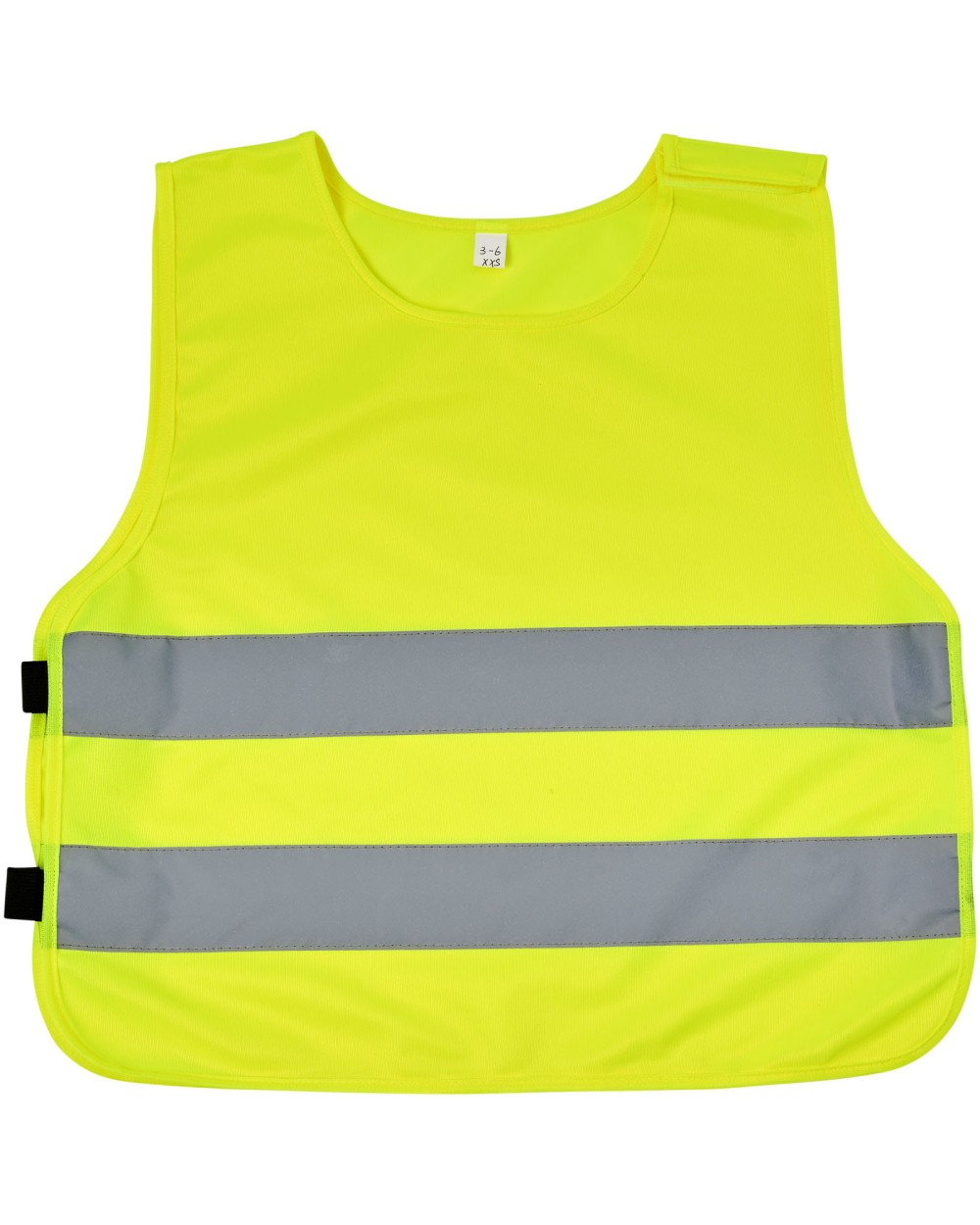 4DO RFX™ Marie XS Sicherheitsweste mit Klettverschluss für Kinder von 7-12 Jahren Warnwesten personalisierbar