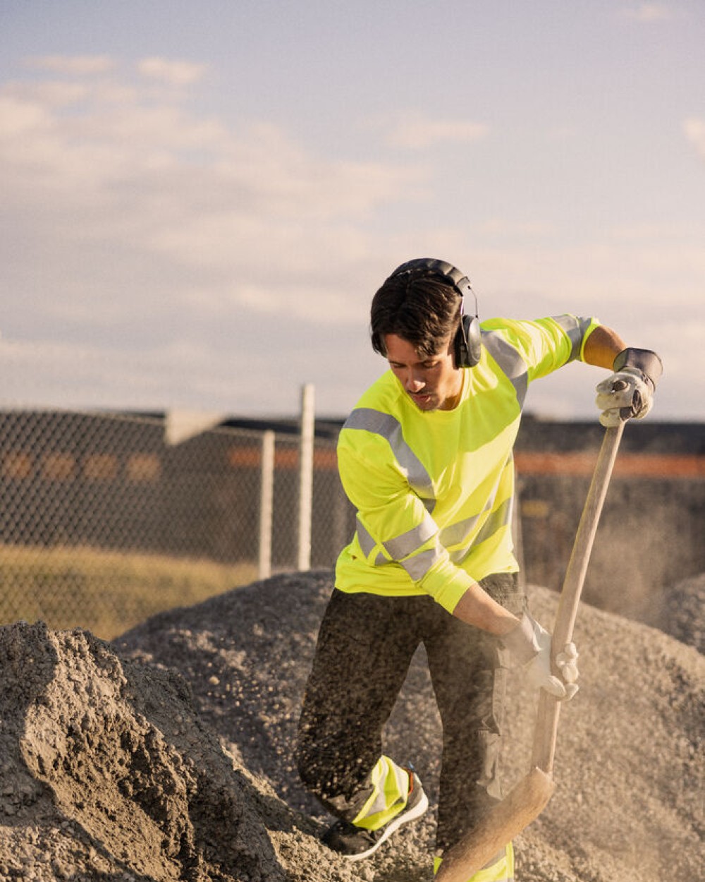 JOBMAN 5593 Langarm T-Shirt Hi-Vis T-Shirts personalisierbar