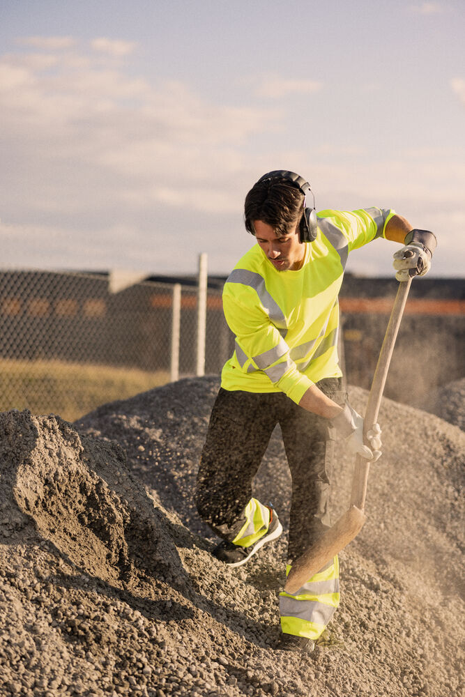 T-Shirts personnalisable JOBMAN 5593 T-shirt à manches longues Hi-Vis