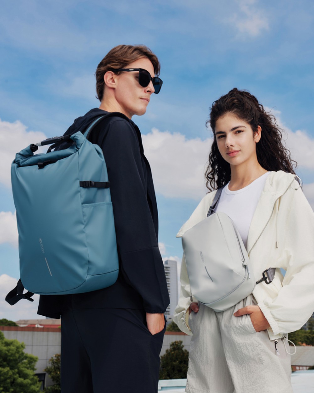 4DO Urban wasserabweisender Sling-Bag Taschen personalisierbar