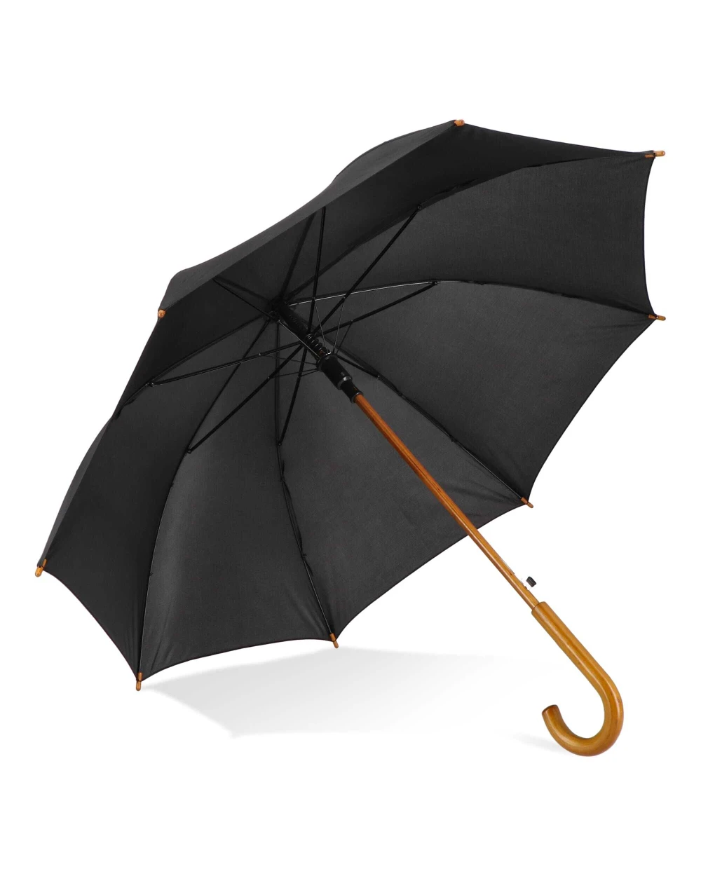 Parapluies personnalisable 4DO Aran 190T Polyester 23" Parapluie à crochets Ouverture automatique