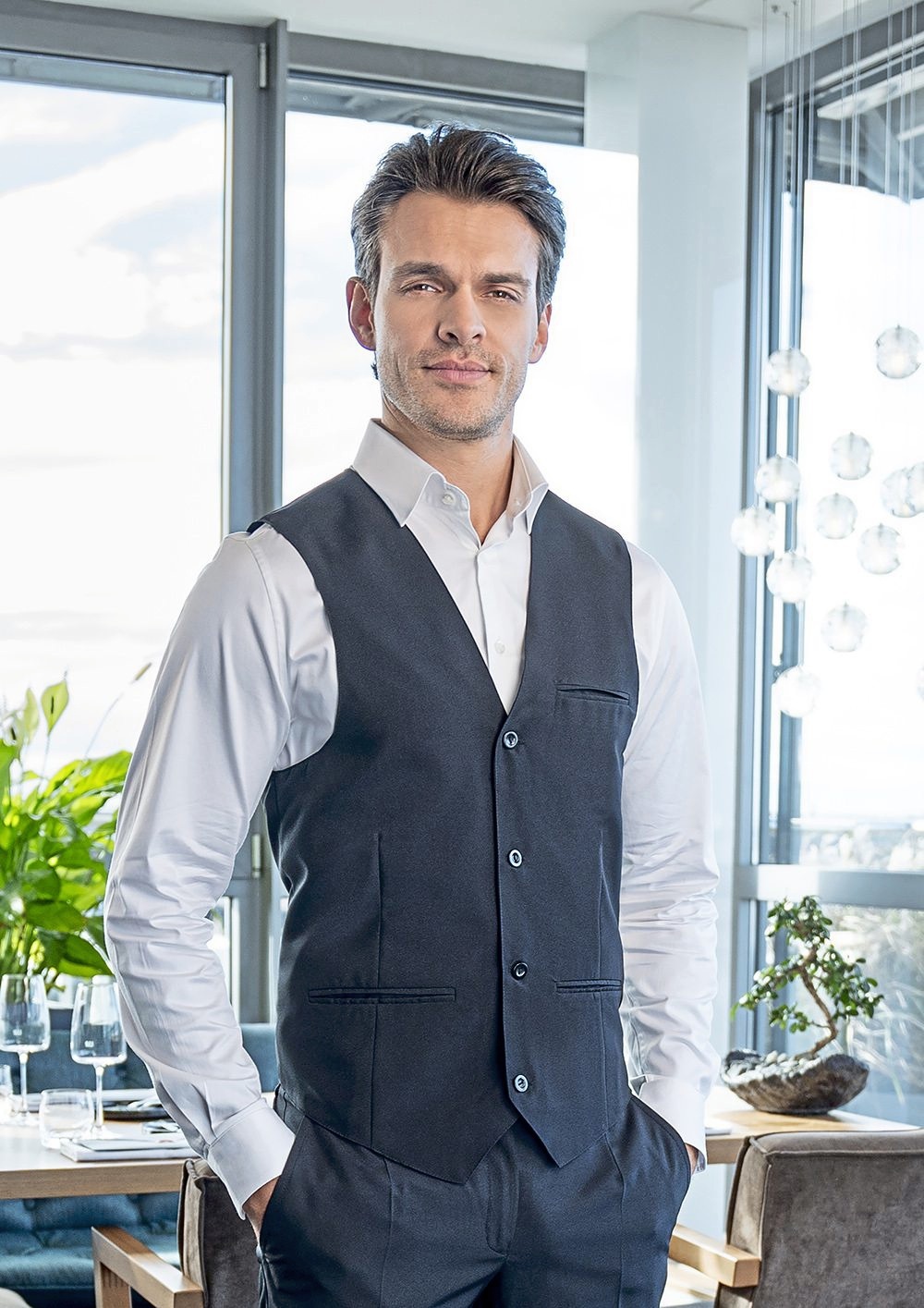 KARLOWSKY Waistcoat Basic for Men Jacken personalisierbar