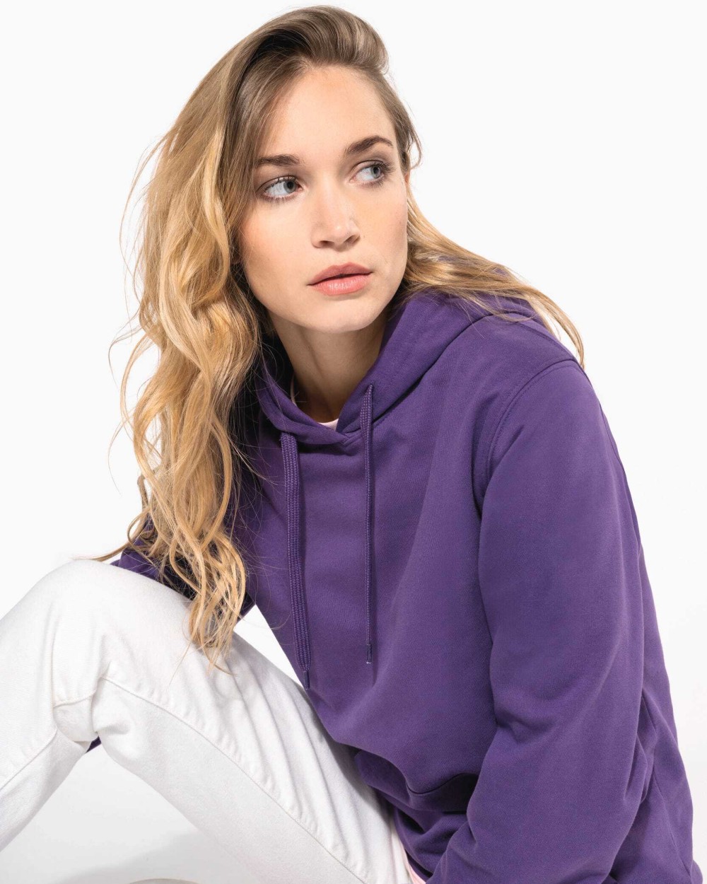 Sweaters & hoodies KARIBAN Eco damessweater met capuchon voor bedrukking &amp; borduring