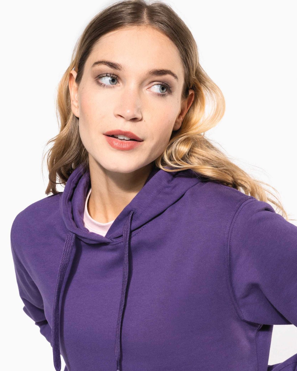Sweaters & hoodies KARIBAN Eco damessweater met capuchon voor bedrukking &amp; borduring