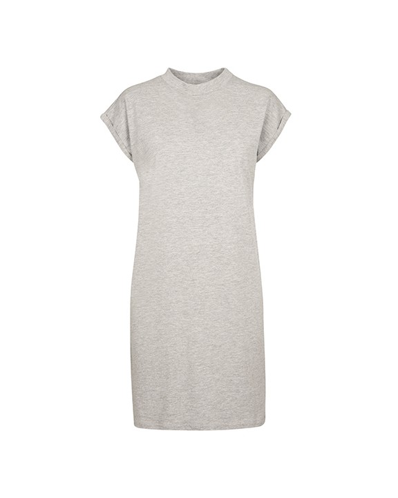 BUILD YOUR BRAND Ladies Turtle Extended Shoulder Dress Kleider personalisierbar