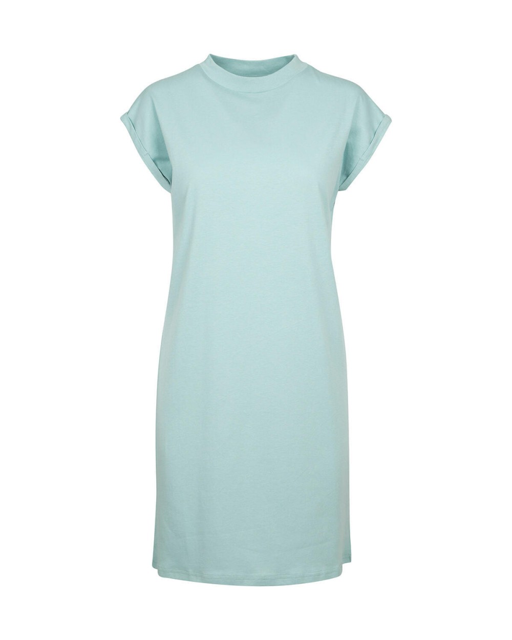 Jurken BUILD YOUR BRAND LADIES TURTLE EXTENDED SHOULDER DRESS voor bedrukking &amp; borduring
