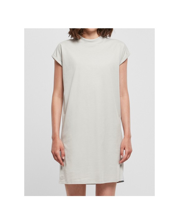 BUILD YOUR BRAND Ladies Turtle Extended Shoulder Dress Kleider personalisierbar