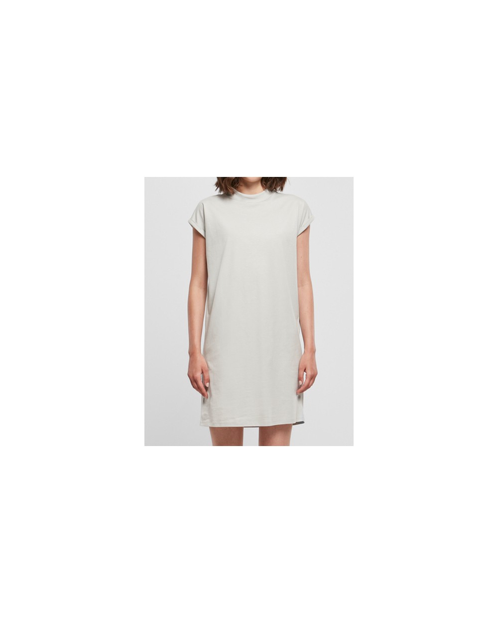 Jurken BUILD YOUR BRAND LADIES TURTLE EXTENDED SHOULDER DRESS voor bedrukking &amp; borduring