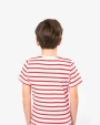T-Shirts personnalisable Kariban T-shirt rayé marin avec poche manches courtes enfant