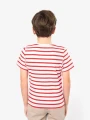 T-Shirts à personnaliser KARIBAN T-shirt rayé marin avec poche manches courtes enfant 
