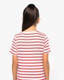 T-Shirts personnalisable KARIBAN T-shirt rayé marin avec poche manches courtes enfant