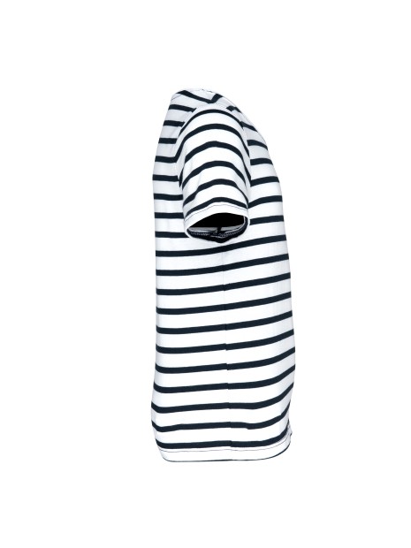 KARIBAN T-shirt rayé marin avec poche manches courtes enfant /api/colors/ca65086d-7892-42a6-b871-d99cb94664fc personnalisable