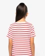 T-Shirts personnalisable KARIBAN T-shirt rayé marin avec poche manches courtes enfant