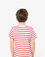 T-Shirts personnalisable Kariban T-shirt rayé marin avec poche manches courtes enfant