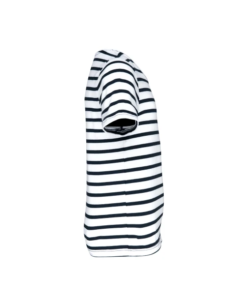 KARIBAN T-shirt rayé marin avec poche manches courtes enfant /api/colors/ca65086d-7892-42a6-b871-d99cb94664fc personnalisable
