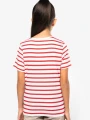 T-Shirts à personnaliser KARIBAN T-shirt rayé marin avec poche manches courtes enfant 