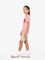 T-Shirts à personnaliser KARIBAN T-shirt rayé marin avec poche manches courtes enfant 