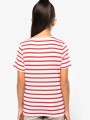 T-Shirts à personnaliser KARIBAN T-shirt rayé marin avec poche manches courtes enfant 
