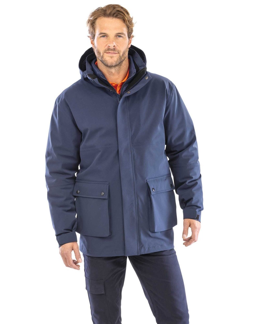 Vestes personnalisable RESULT Doudoune Ripstop recyclée 3 en 1