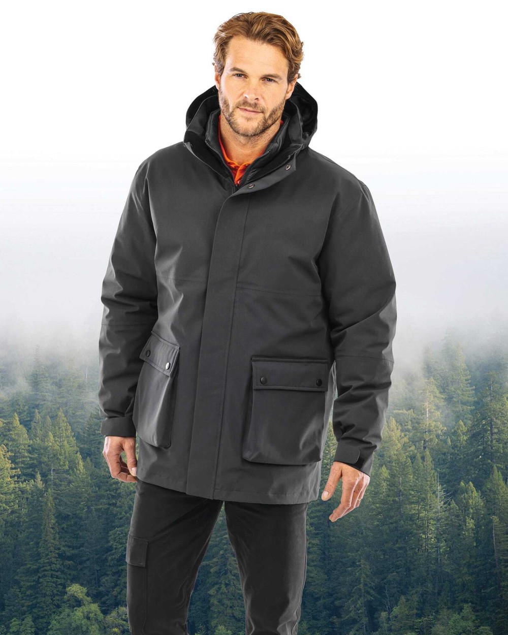 Vestes personnalisable RESULT Doudoune Ripstop recyclée 3 en 1