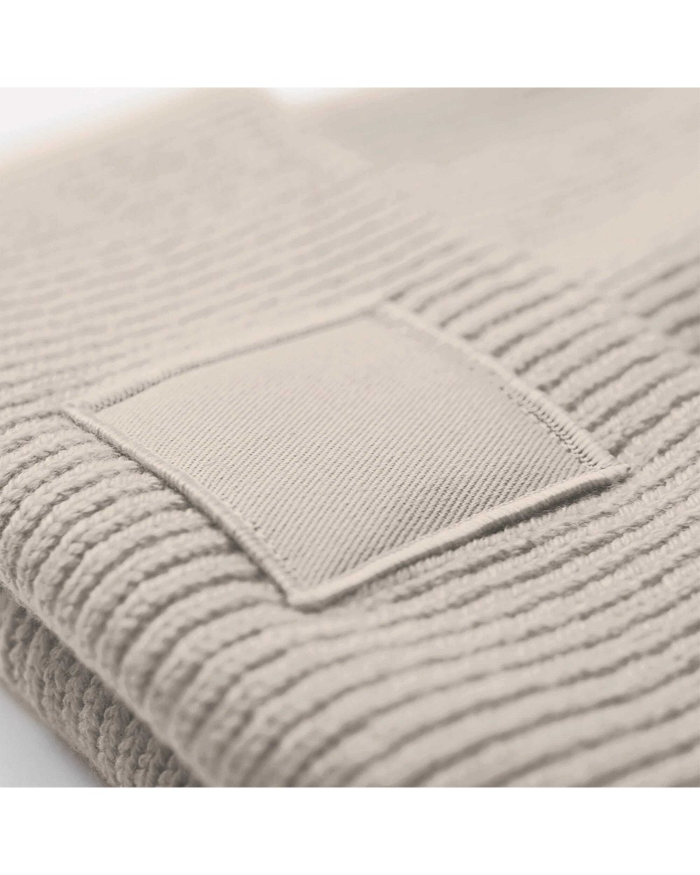 Petjes BEECHFIELD Muts met brede revers en toon-op-toon patch voor bedrukking &amp; borduring