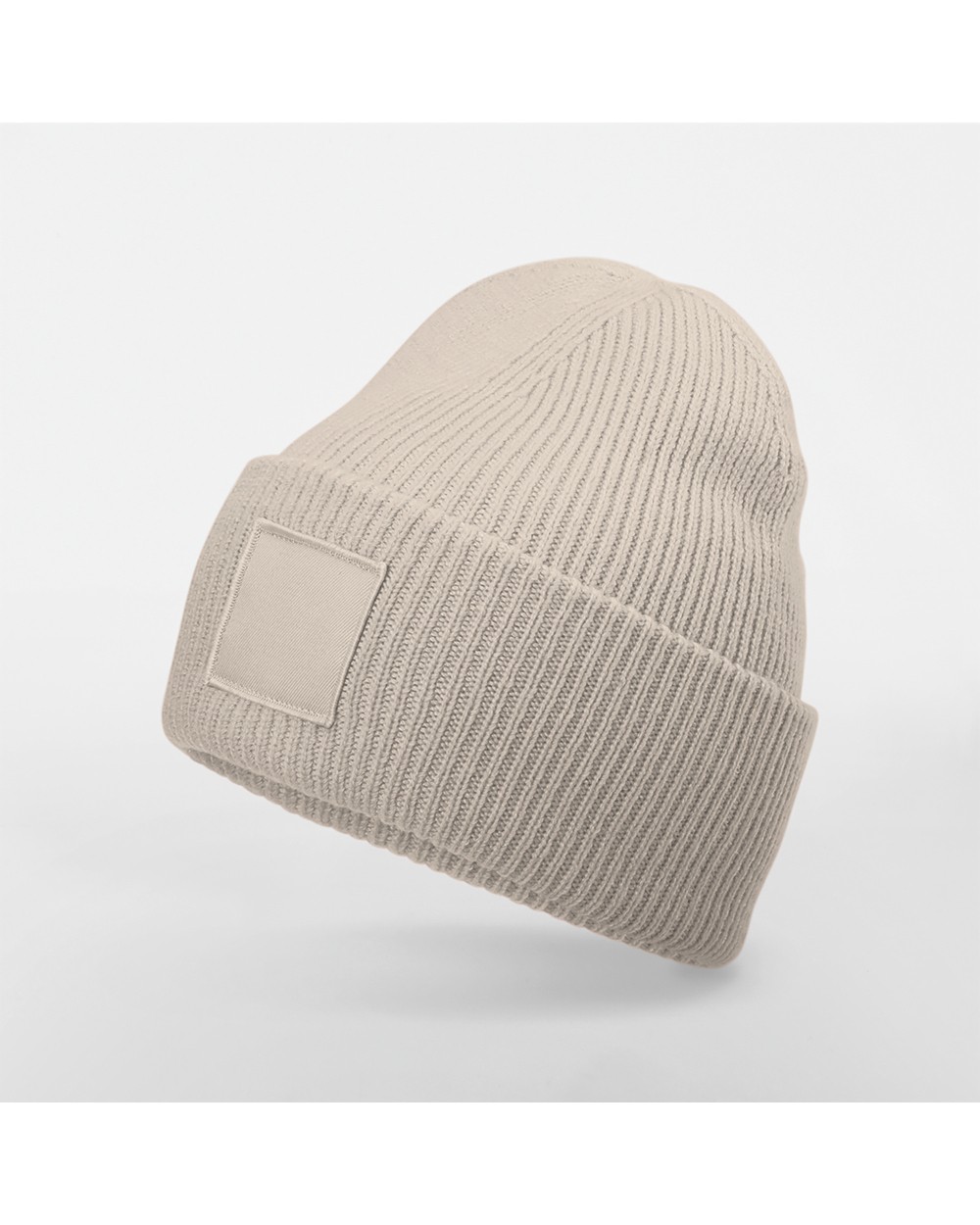 Casquettes personnalisable BEECHFIELD Bonnet à large revers avec patch ton sur ton