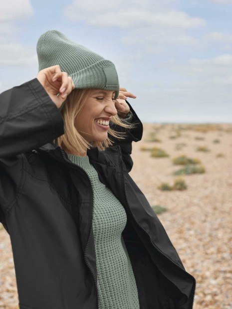 Casquettes à personnaliser BEECHFIELD Bonnet à large revers avec patch ton sur ton 