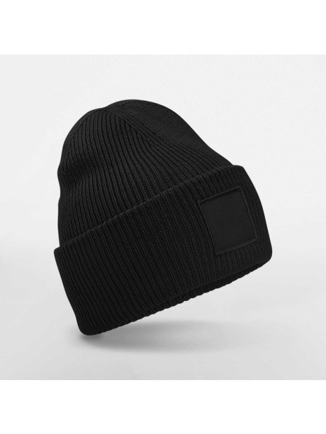 BEECHFIELD Bonnet à large revers avec patch ton sur ton  personnalisable